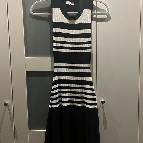 Parker Penny Striped Knit Dress - Picture 2 of 3